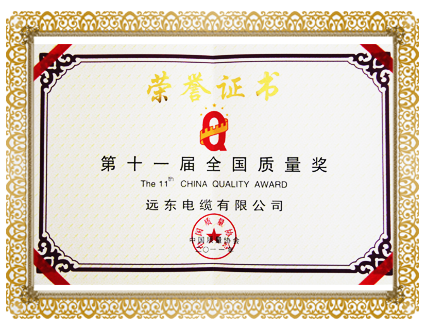 全國質(zhì)量獎